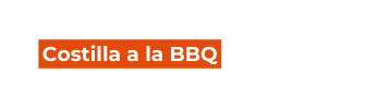 Costilla a la BBQ